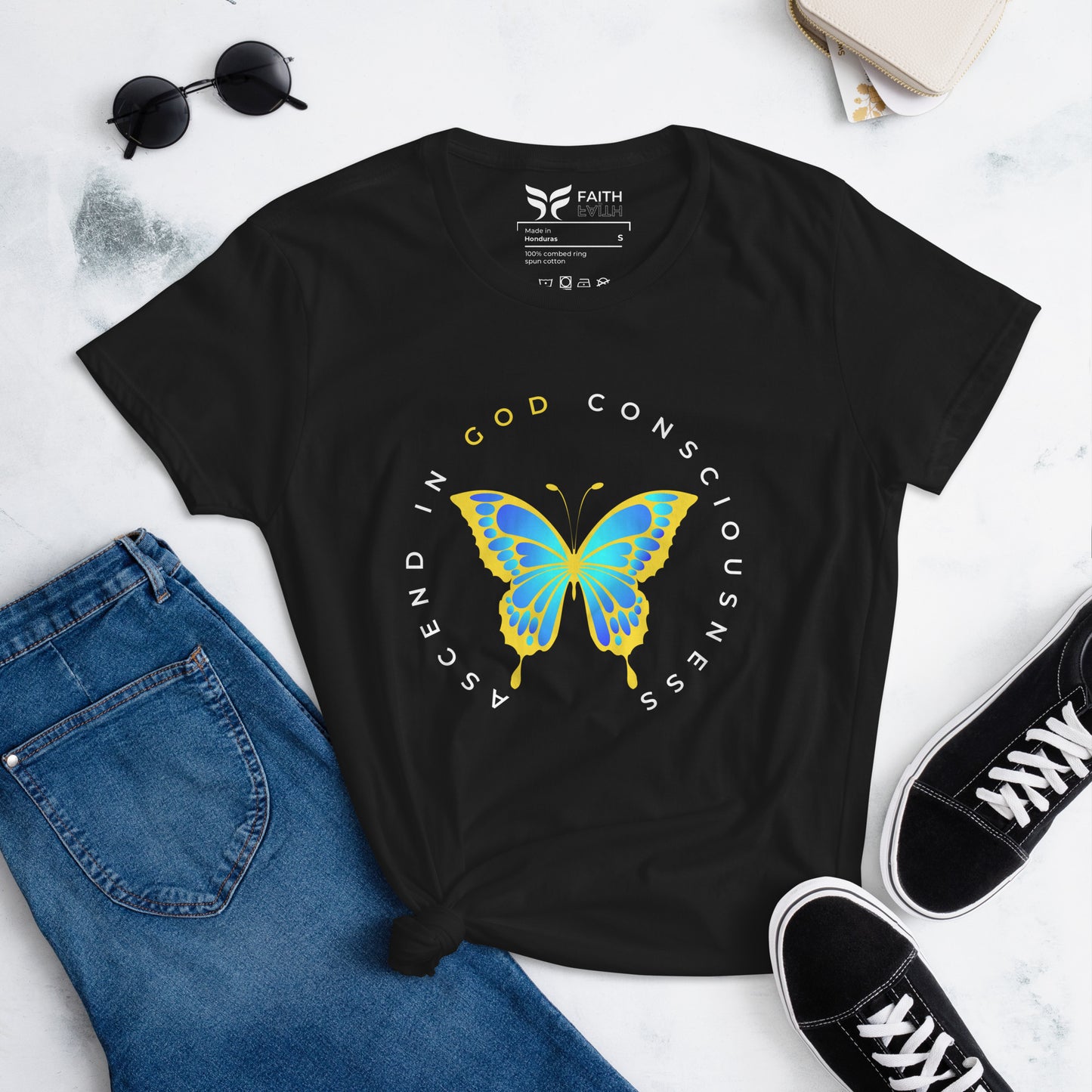 Ascend in God Consciousness - Ladies T-Shirt