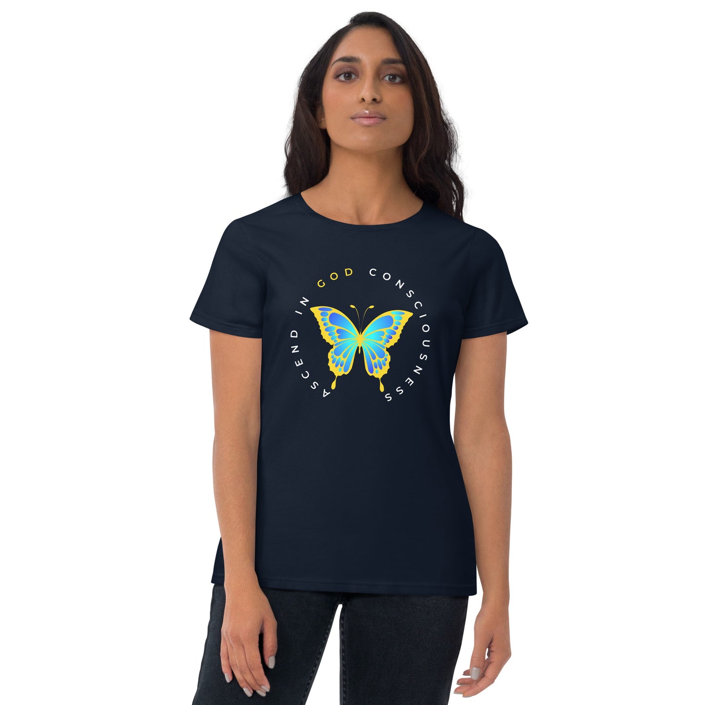 Ascend in God Consciousness - Ladies T-Shirt