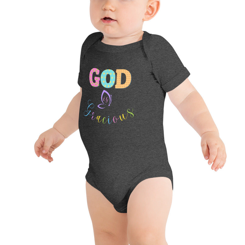 God is Gracious - Baby Short Sleeve Onesie