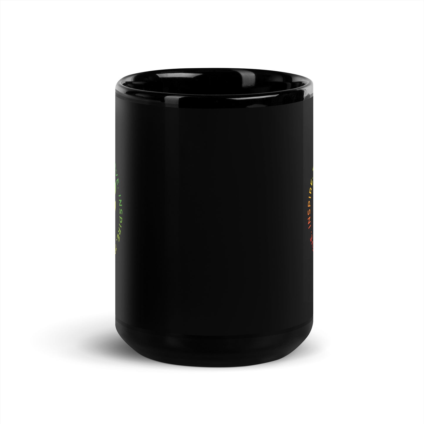 Trust. Believe. Inspire. - Black Glossy Mug