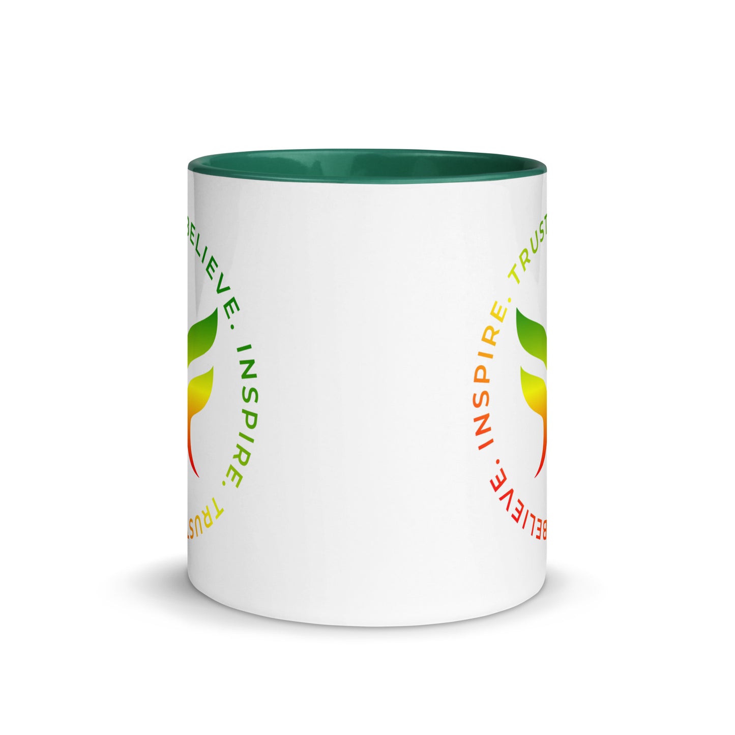 Trust. Believe. Inspire. - Mug with Color Inside