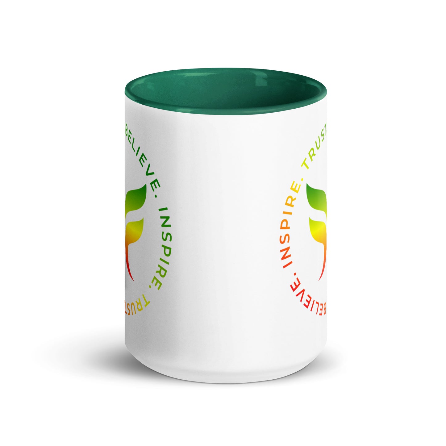 Trust. Believe. Inspire. - Mug with Color Inside